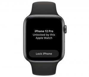 Apple WatchでiPhoneのロック解除 マスクをした状態でもロック解除ができる