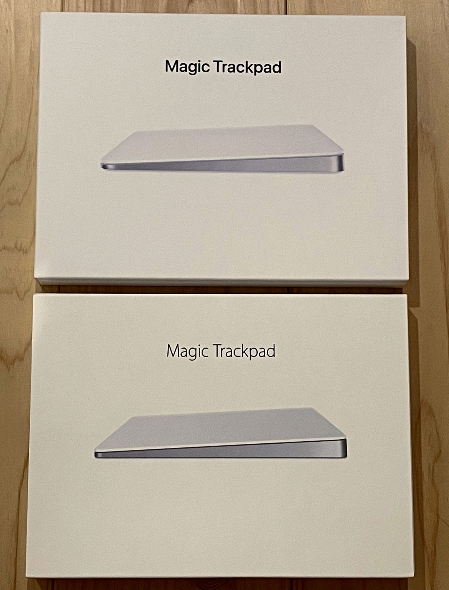 Apple Magic Trackpad 前世代の Magic Trackpadと比較してみた