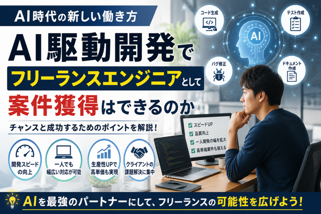 AI駆動開発でフリーランスエンジニアとして案件獲得はできるのか