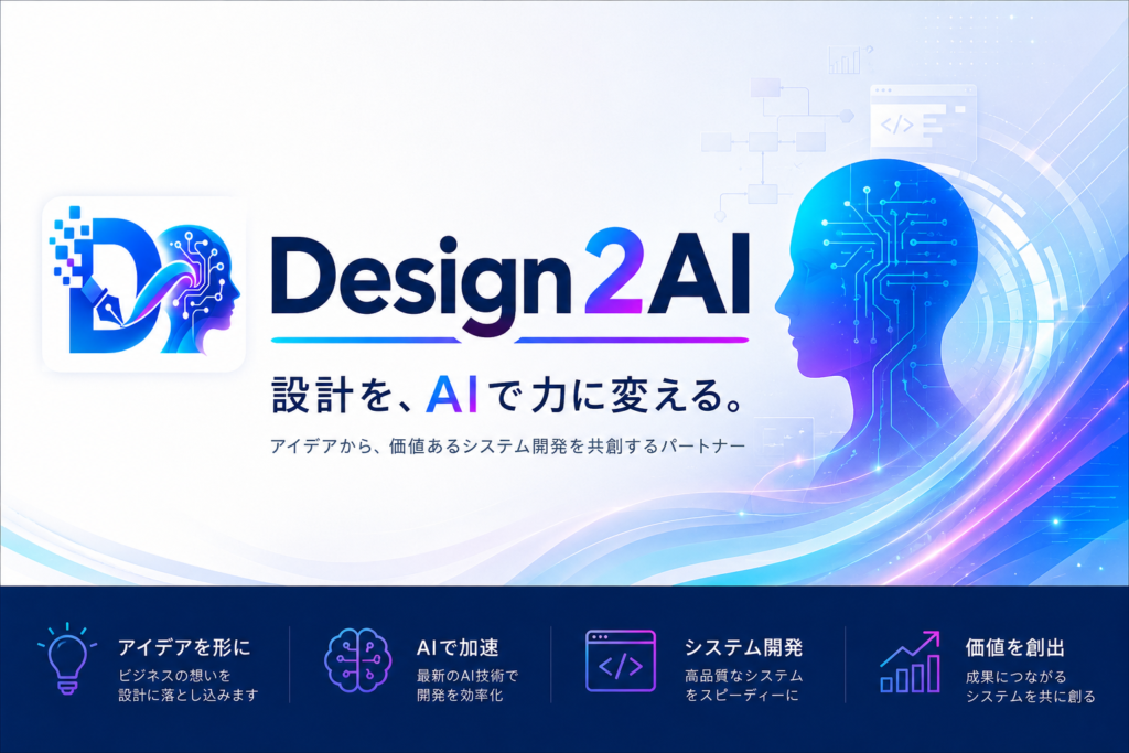 AI駆動開発に必要な設計書を、AIが開発可能なMarkdownへ変換する「Design2AI」