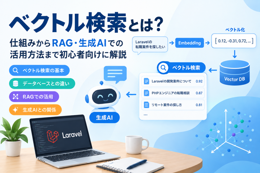 ベクトル検索とは？仕組みからRAG・生成AIでの活用方法まで初心者向けに解説